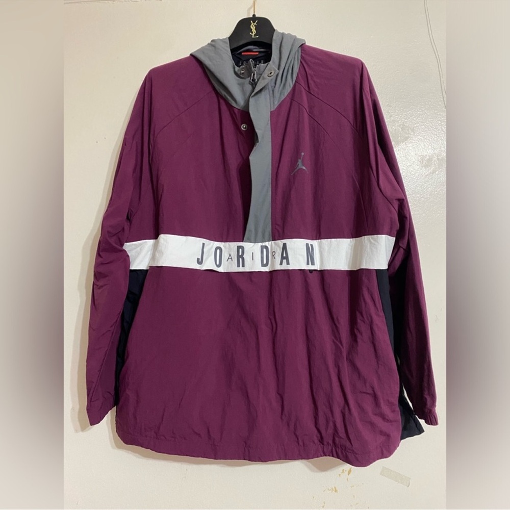 Jordan Burgundy and Gray Jacket